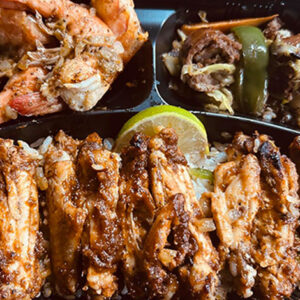 BBQ Jerk Wings & Shrimp