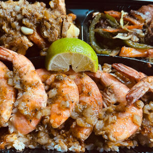 BBQ Jerk Shrimp & Curry