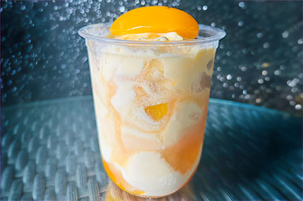 Peach Cobbler Ice cream