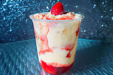 Strawberry Cobbler Ice cream